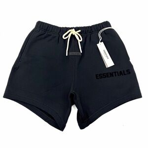 Essentials Fear of God NWT Sweat Shorts Cotton Blend Jet Black XS
